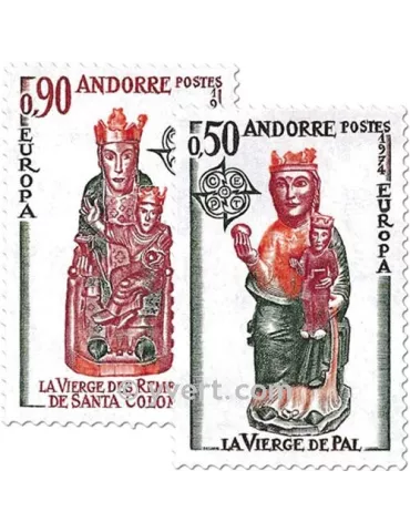 n° 237/238 -  Timbre Andorre Poste