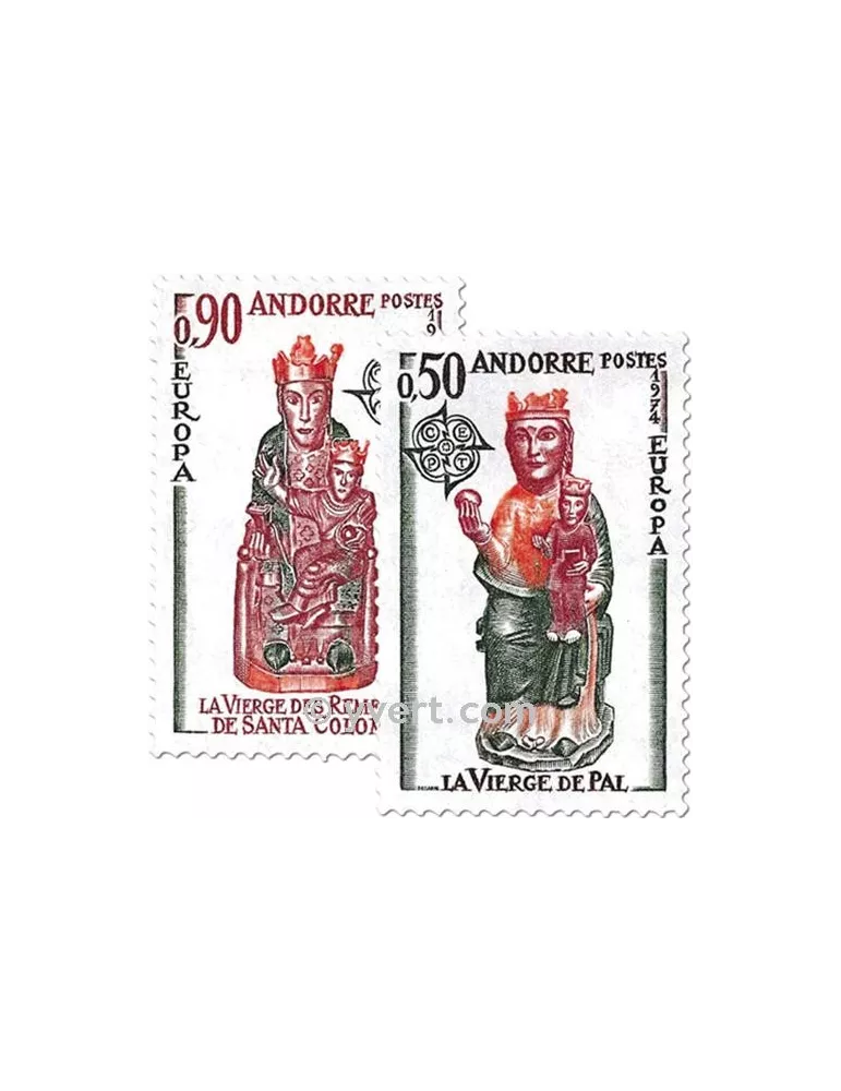 n° 237/238 -  Timbre Andorre Poste