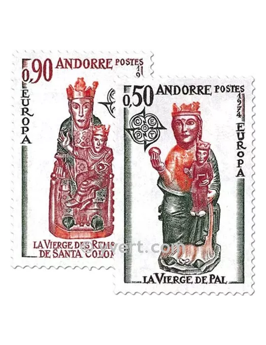n° 237/238 -  Timbre Andorre Poste