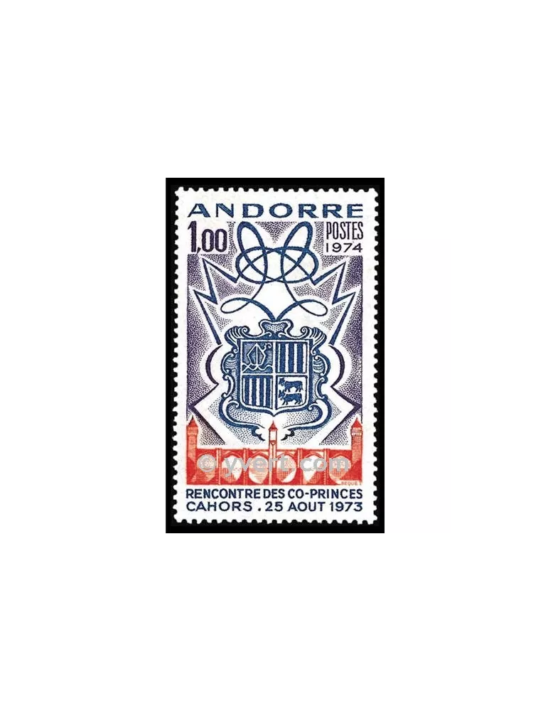 n° 239 -  Timbre Andorre Poste
