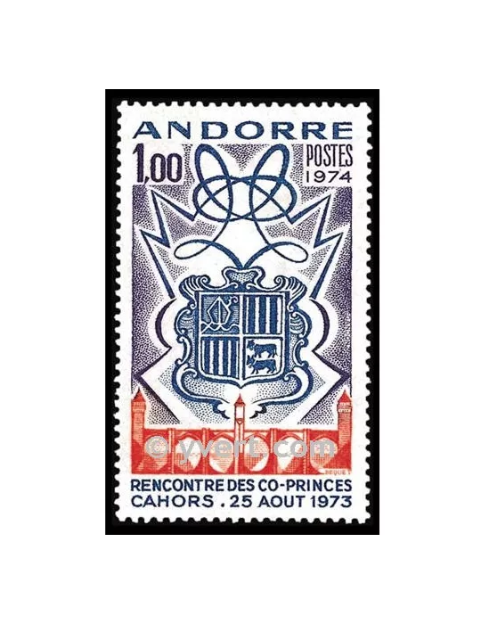 n° 239 -  Timbre Andorre Poste