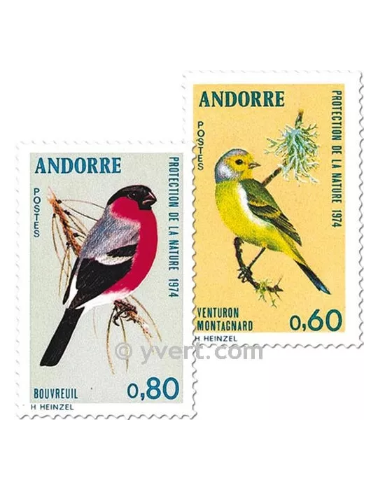 n° 240/241 -  Timbre Andorre Poste