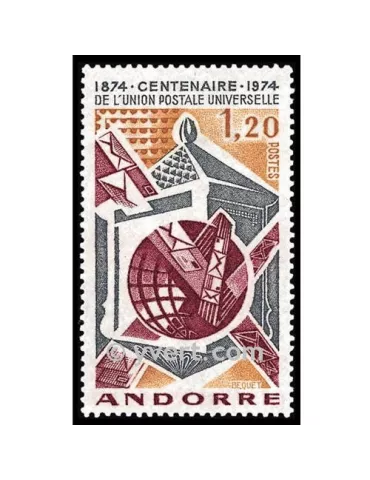 n° 242 -  Timbre Andorre Poste
