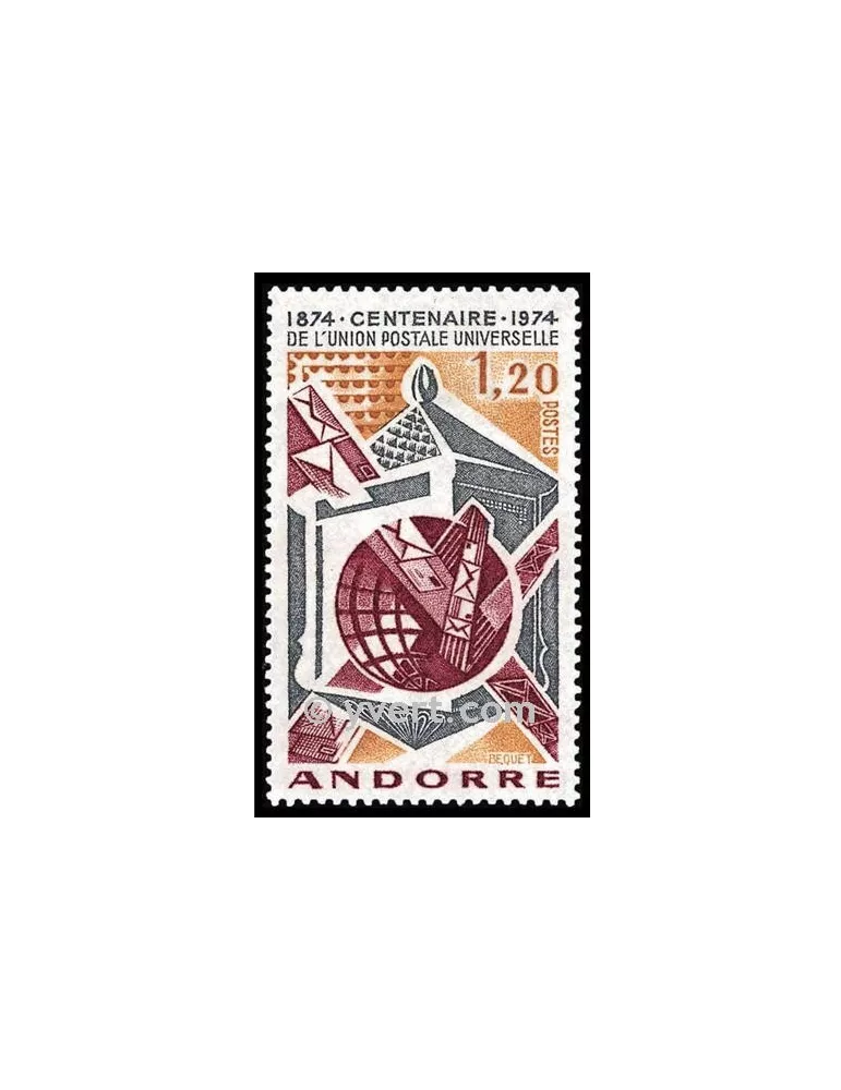 n° 242 -  Timbre Andorre Poste