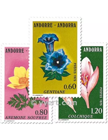n° 245/247 -  Timbre Andorre Poste