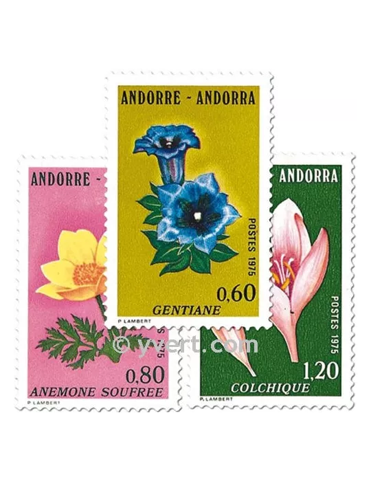 n° 245/247 -  Timbre Andorre Poste