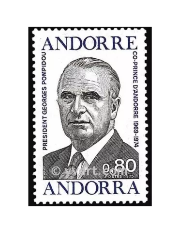 n° 249 -  Timbre Andorre Poste