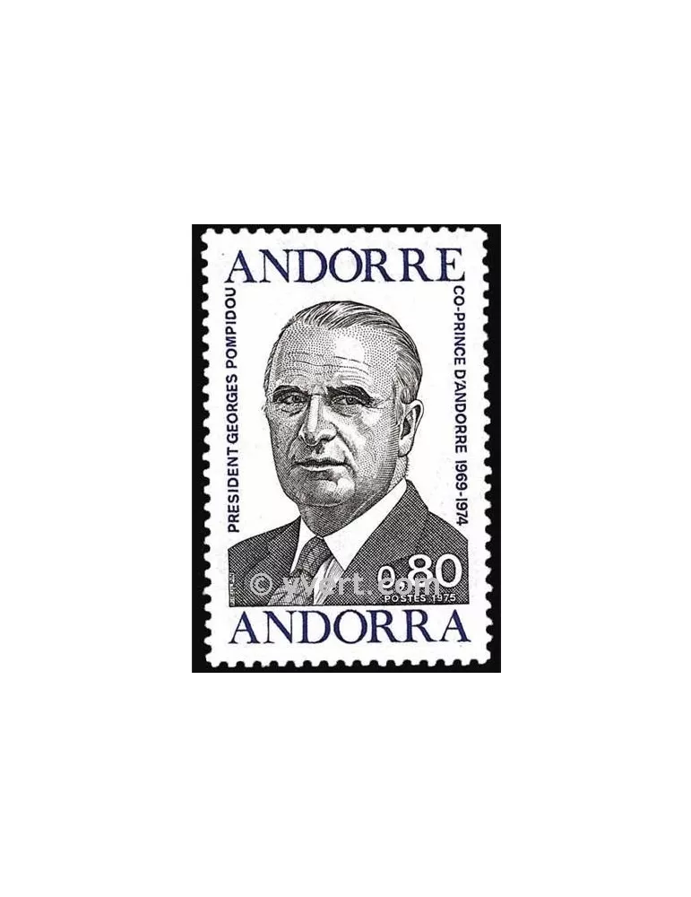 n° 249 -  Timbre Andorre Poste