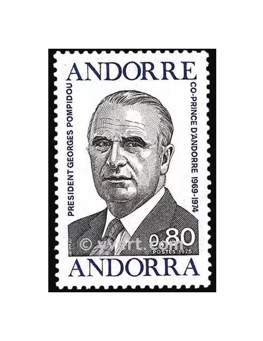 n° 249 -  Timbre Andorre Poste