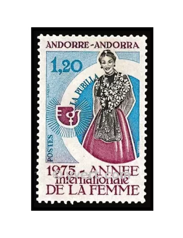 n° 250 -  Timbre Andorre Poste