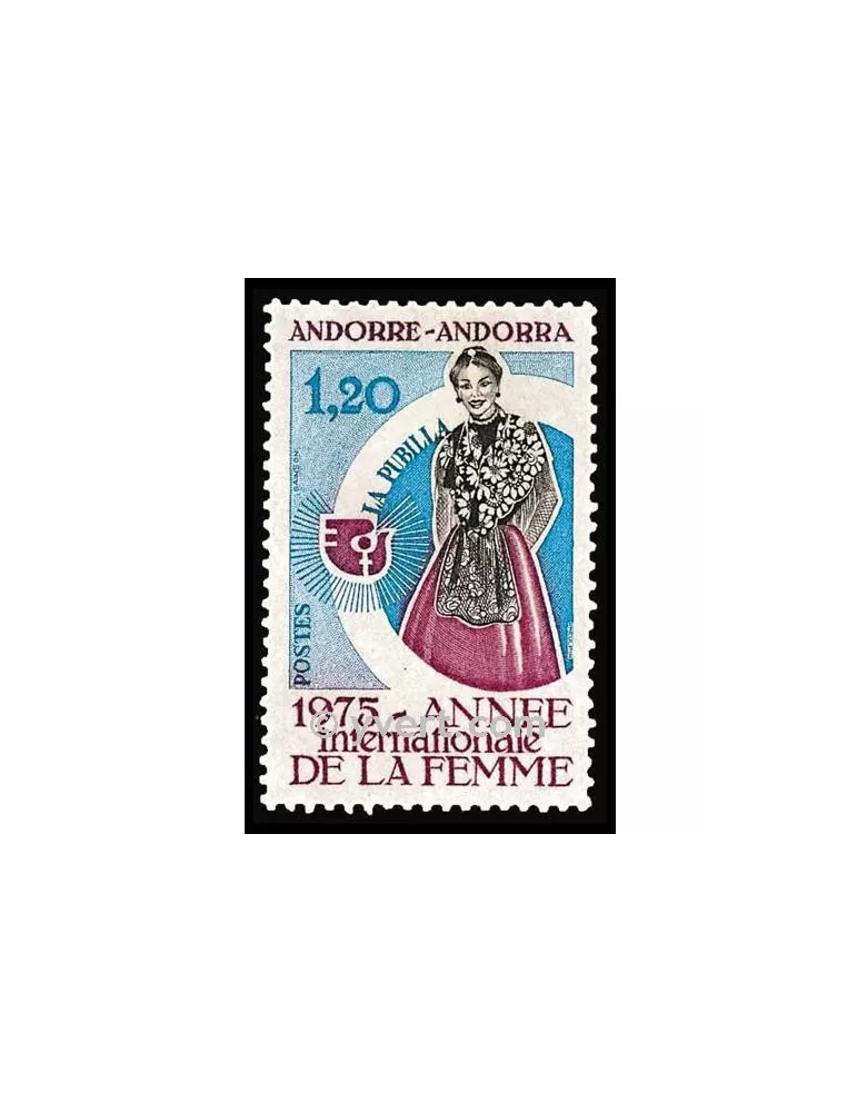 n° 250 -  Timbre Andorre Poste