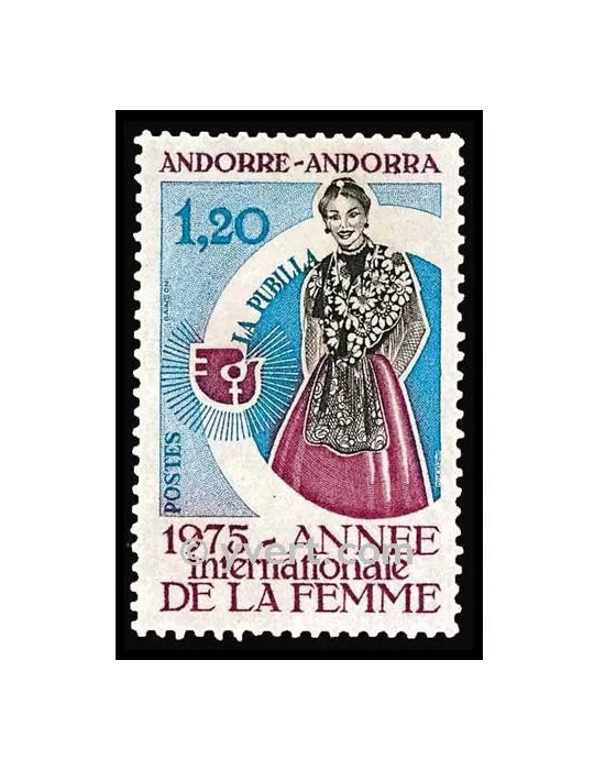 n° 250 -  Timbre Andorre Poste