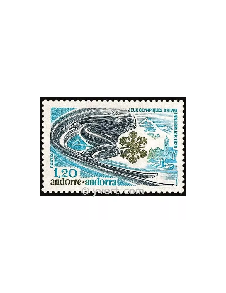 n° 251 -  Timbre Andorre Poste