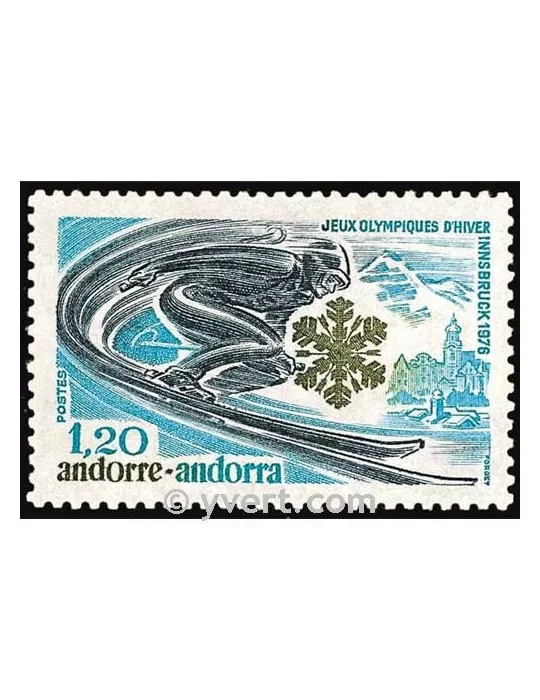 n° 251 -  Timbre Andorre Poste