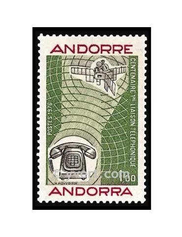 n° 252 -  Timbre Andorre Poste