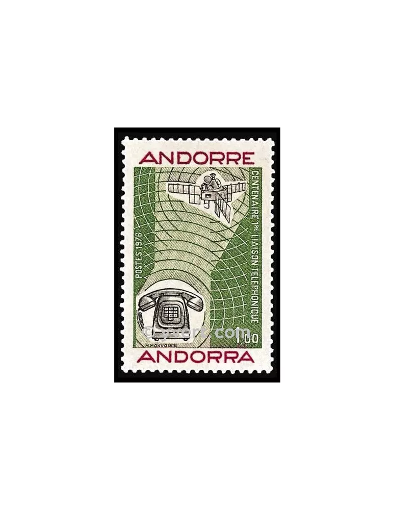 n° 252 -  Timbre Andorre Poste