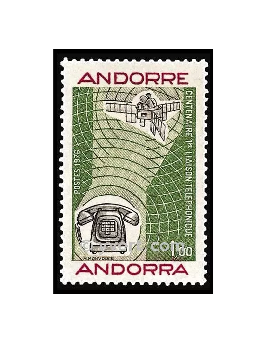 n° 252 -  Timbre Andorre Poste