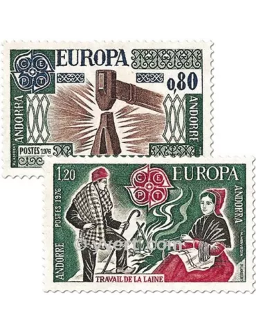 n° 253/254 -  Timbre Andorre Poste