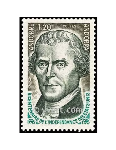 n° 255 -  Timbre Andorre Poste