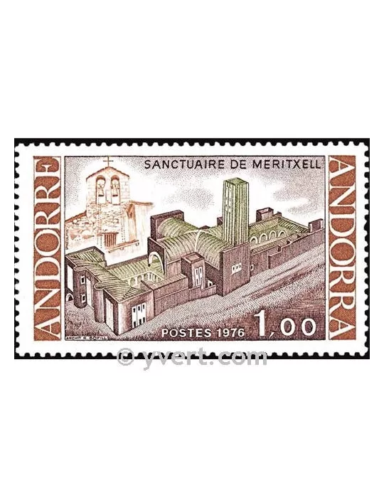 n° 257 -  Timbre Andorre Poste