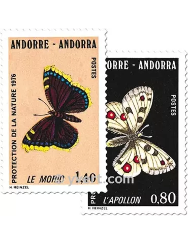 n° 258/259 -  Timbre Andorre Poste