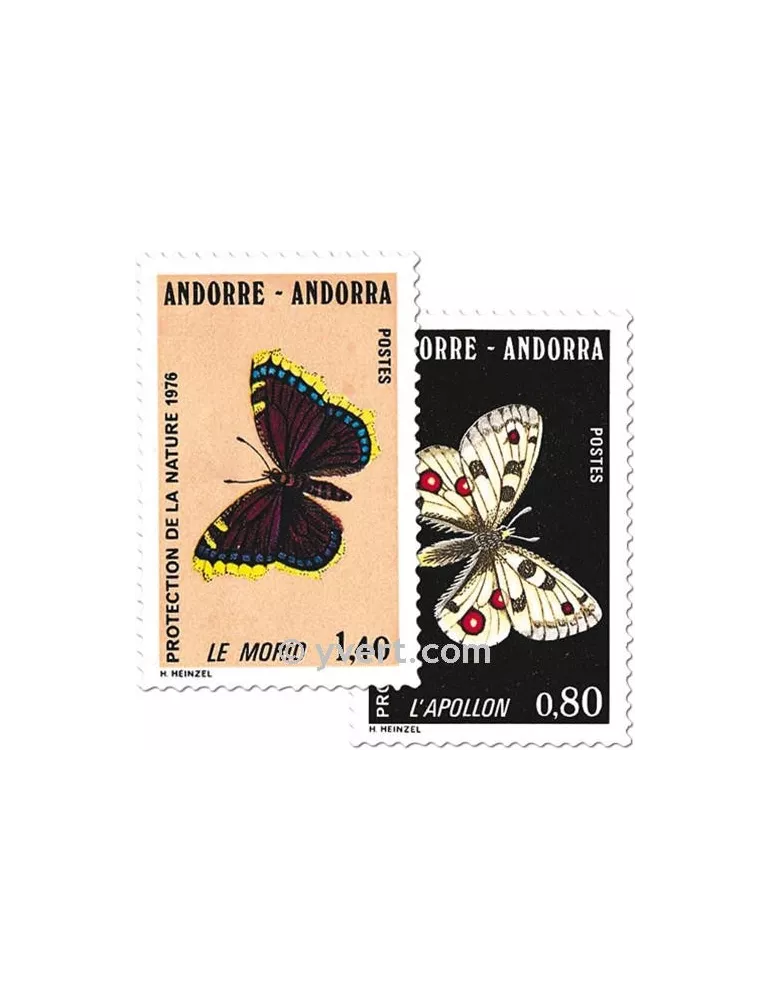 n° 258/259 -  Timbre Andorre Poste