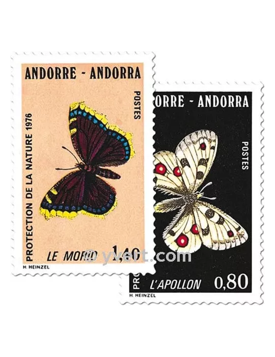 n° 258/259 -  Timbre Andorre Poste