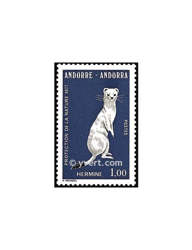 n° 260 -  Timbre Andorre Poste