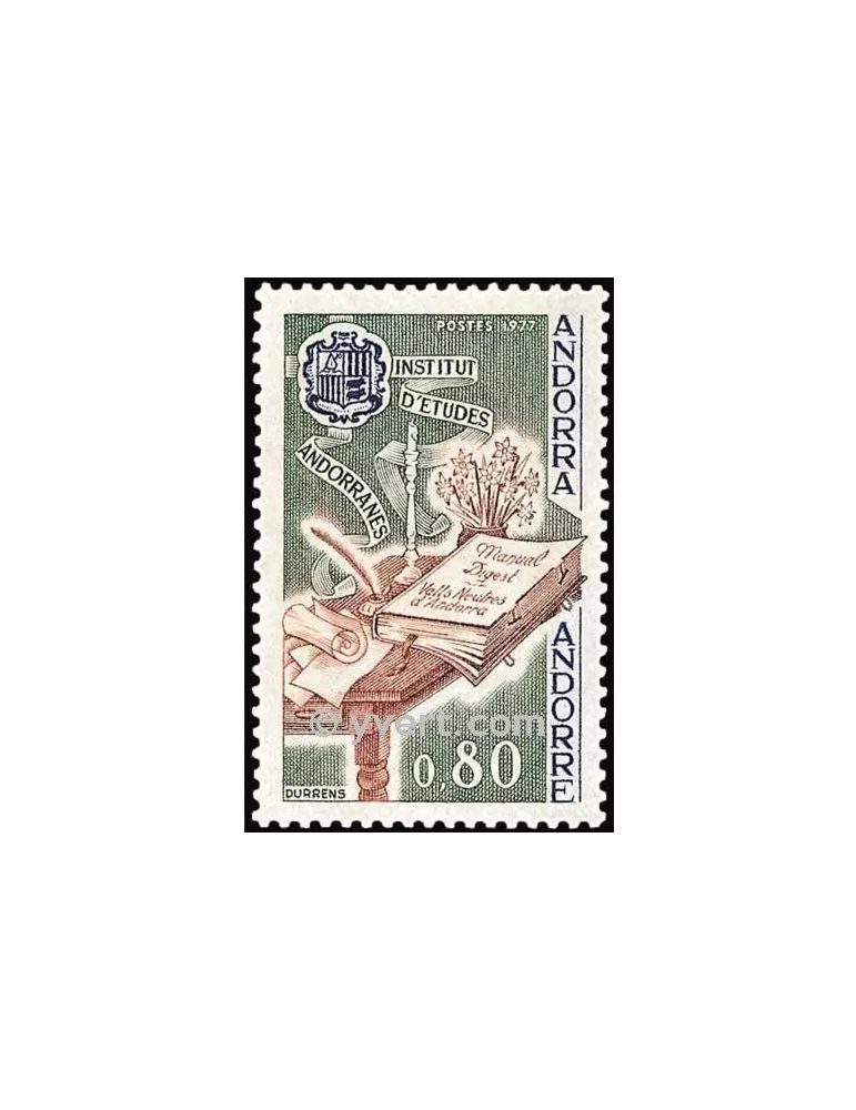 n° 263 -  Timbre Andorre Poste