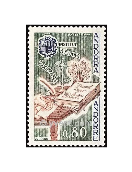 n° 263 -  Timbre Andorre Poste