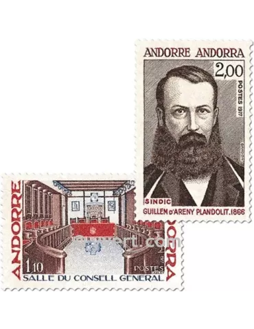 n° 265/266 -  Timbre Andorre Poste
