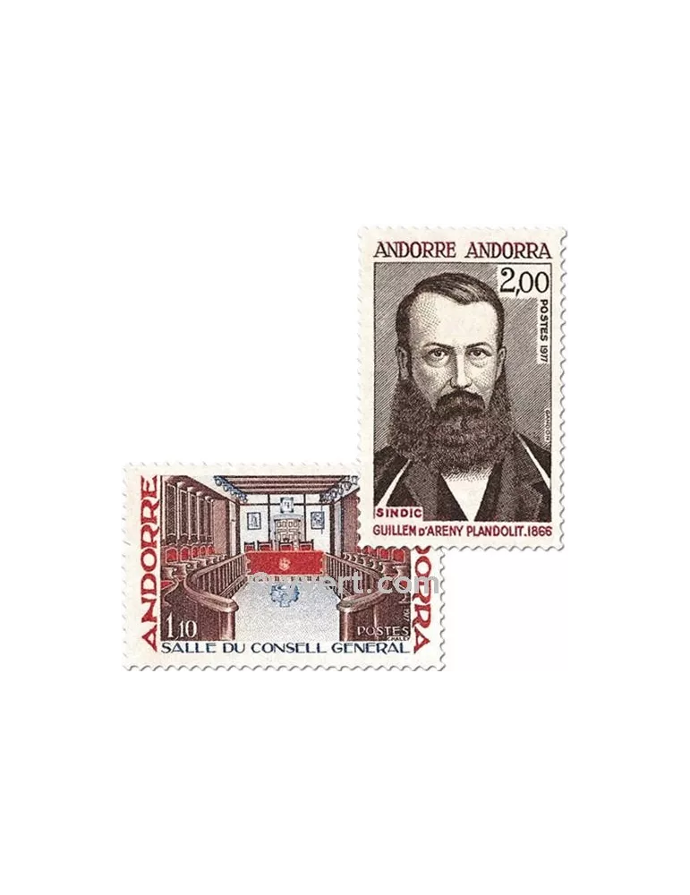 n° 265/266 -  Timbre Andorre Poste