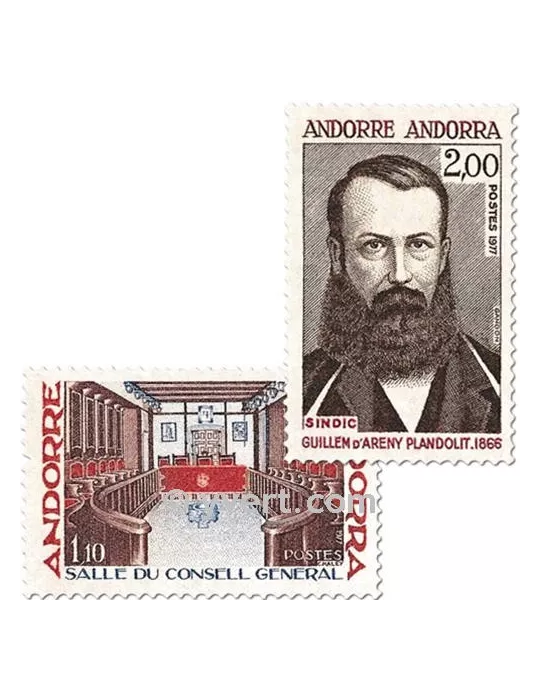 n° 265/266 -  Timbre Andorre Poste
