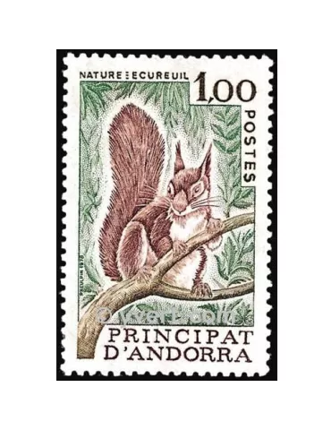 n° 267 -  Timbre Andorre Poste