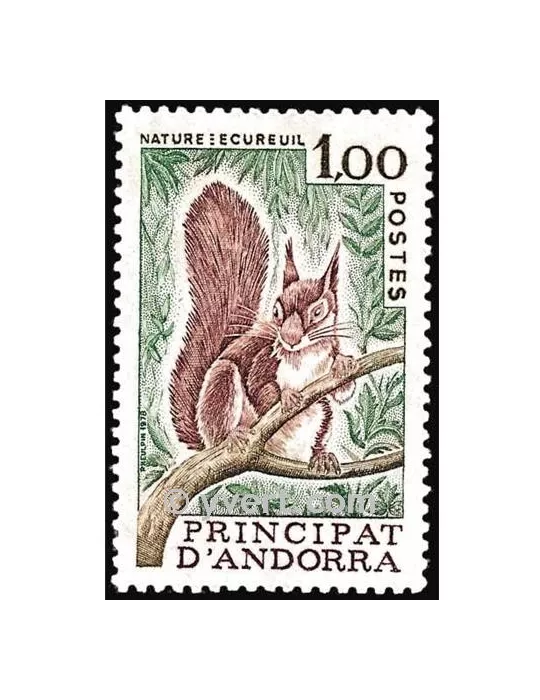 n° 267 -  Timbre Andorre Poste