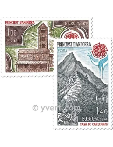 n° 269/270 -  Timbre Andorre Poste
