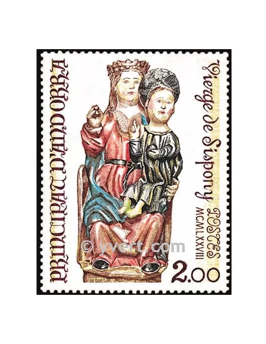 n° 271 -  Timbre Andorre Poste