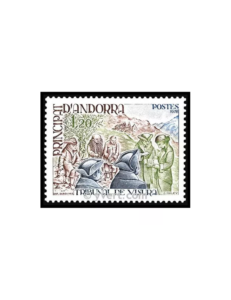 n° 272 -  Timbre Andorre Poste