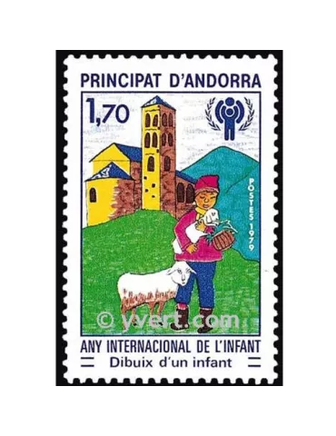n° 279 -  Timbre Andorre Poste