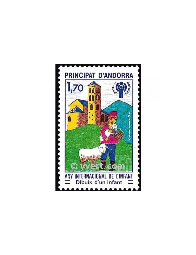 n° 279 -  Timbre Andorre Poste