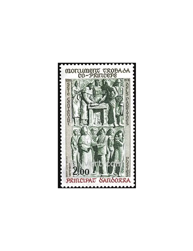 n° 280 -  Timbre Andorre Poste