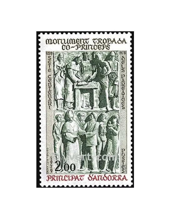 n° 280 -  Timbre Andorre Poste