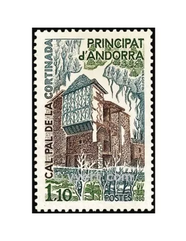 n° 282 -  Timbre Andorre Poste