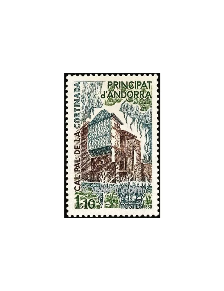 n° 282 -  Timbre Andorre Poste