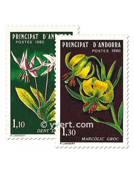 n° 286/287 -  Timbre Andorre Poste
