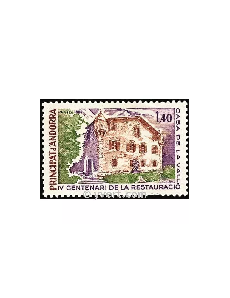 n° 289 -  Timbre Andorre Poste