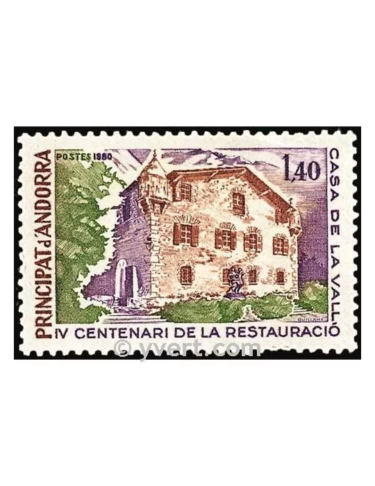 n° 289 -  Timbre Andorre Poste
