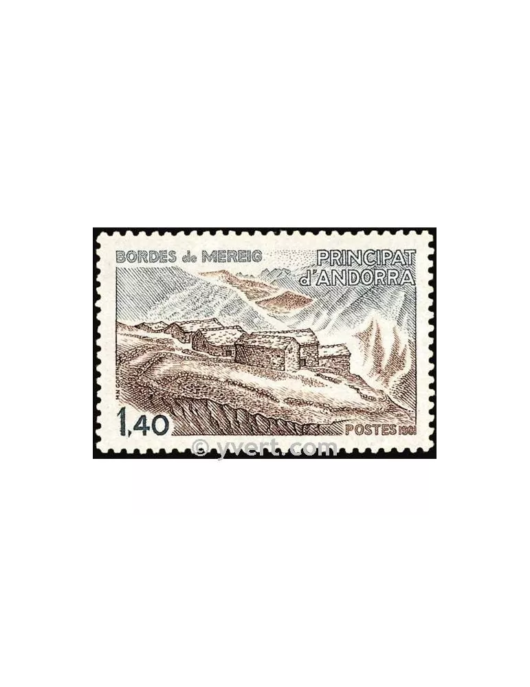 n° 291 -  Timbre Andorre Poste