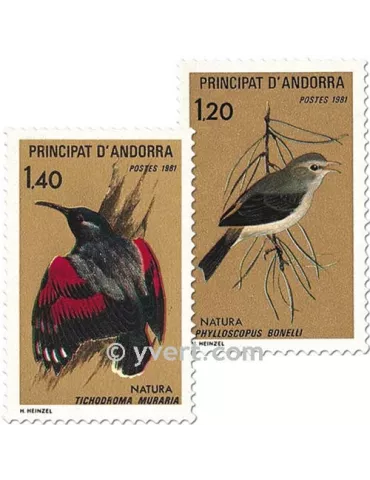 n° 294/295 -  Timbre Andorre Poste