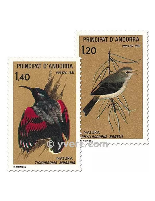 n° 294/295 -  Timbre Andorre Poste